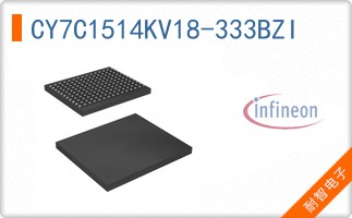 CY7C1514KV18-333BZI The Infineon CY7C1514KV18-333BZI is a 72Mbit SRAM with a 333 MHz clock frequency. It operates within a voltage range of 1.7V to 1.9V.