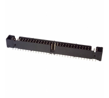 2564-6002RB The 3M N2564-6002RB is a 64-position rectangular connector header with a 2.54mm pitch. It features gold mating contacts and a board-to-board or cable style.