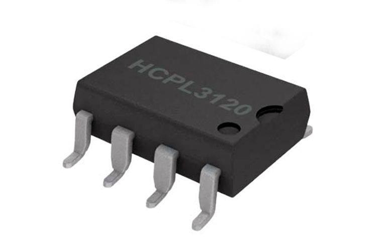 HCPL-3120 The Broadcom HCPL-3120 is a gate drive optocoupler designed for high power applications. It offers 2A minimum output current and operates with a supply voltage range of 15V to 30V.