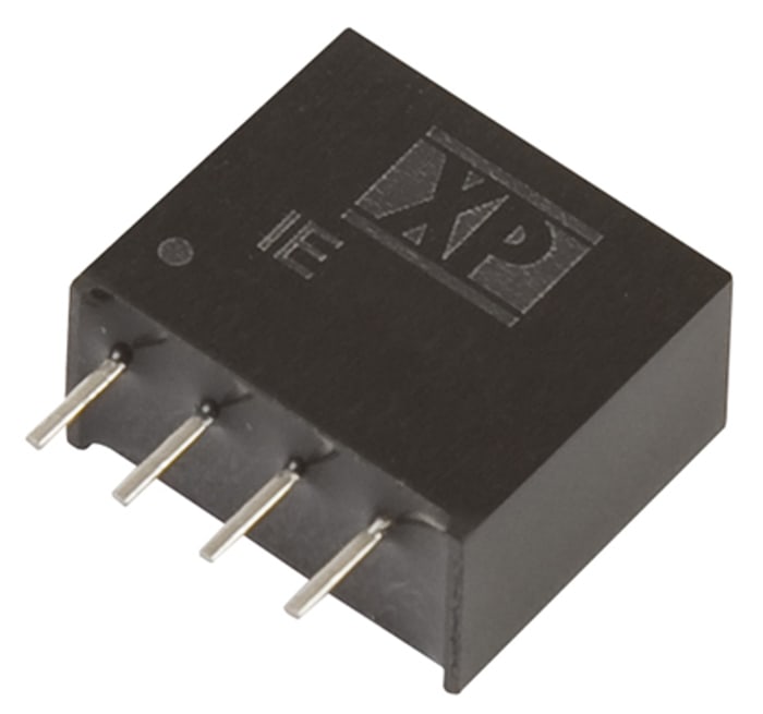 IE0503S XP Power IE0503S is an isolated DC-DC converter providing a single 3.3V output at 300mA (1W). It comes in a through-hole 4-SIP module with 72% efficiency.