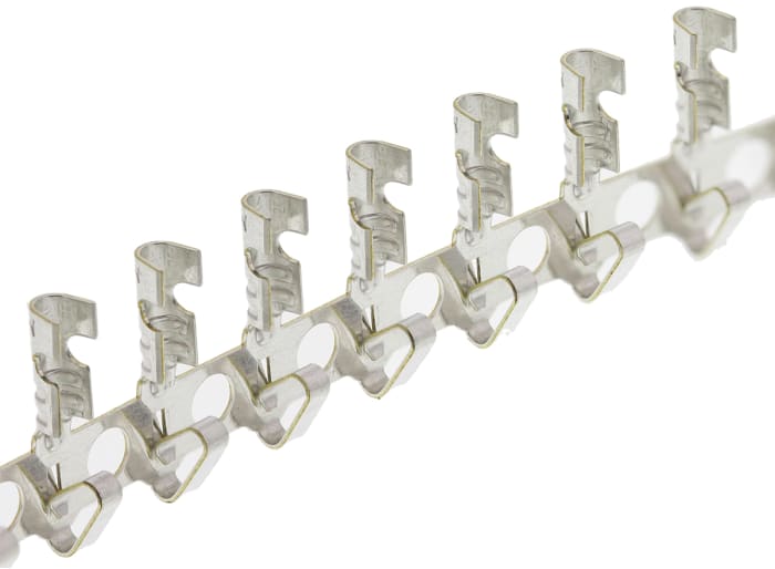 39-00-0372 This Molex 39-00-0372 is a female crimp terminal designed for wire sizes between 28 and 22 AWG. It is part of the 2759 series and features a brass contact material with tin plating.