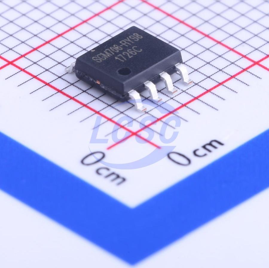 SGM706-RYS8G/TR The SG Micro Corp SGM706-RYS8G/TR is a low-cost microprocessor supervisory circuit designed to improve system stability and accuracy. It features a precision supply-voltage monitor and a watchdog timer.