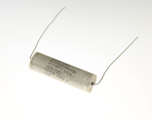 M39022/01-1161 The WESTCAP M39022/01-1161 is a hermetic polycarbonate axial capacitor. It features a capacitance of 2.2 uF and a voltage rating of 200 VDC.