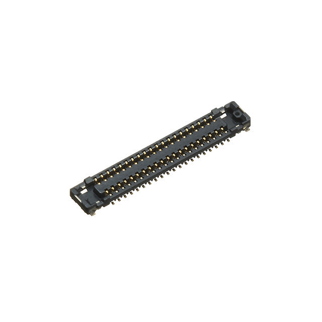 AXG106144 Panasonic AXG106144 is a 6 position socket connector with center strip contacts. It features a 0.35mm pitch, surface mount design, and gold contact finish.