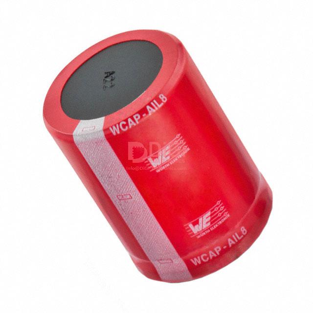 861101486023 This Würth Elektronik 861101486023 is an Aluminum Electrolytic Capacitor with 270 µF capacitance and a 450V voltage rating. It features a Snap-In termination.
