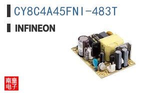 CY8C4A45FNI-483T The Infineon CY8C4A45FNI-483T is a 32-bit microcontroller based on the ARM Cortex-M0+ core, operating at 48MHz. It offers 32KB of Flash memory and 4KB of RAM.