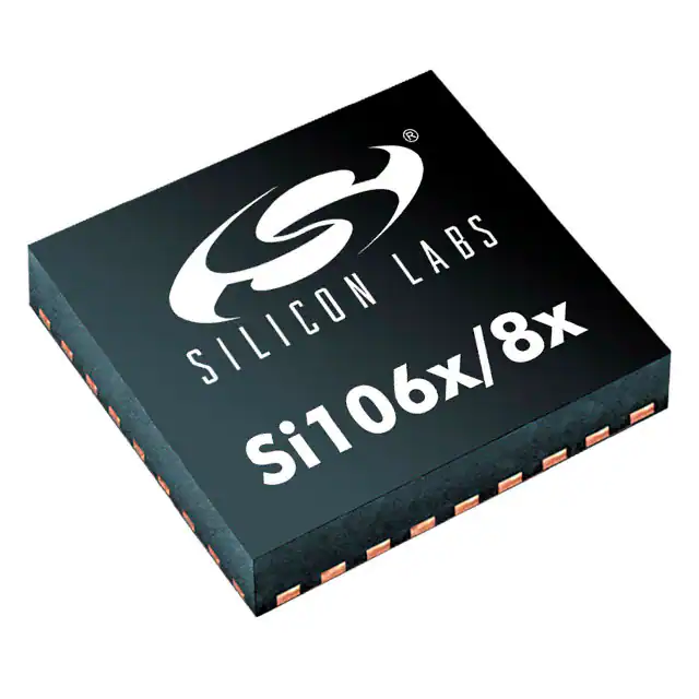 SI1063-A-GM The Silicon Labs SI1063-A-GM is an RF Transceiver IC with integrated MCU. It operates in the General ISM < 1GHz band, supporting frequencies from 142MHz to 1.05GHz.