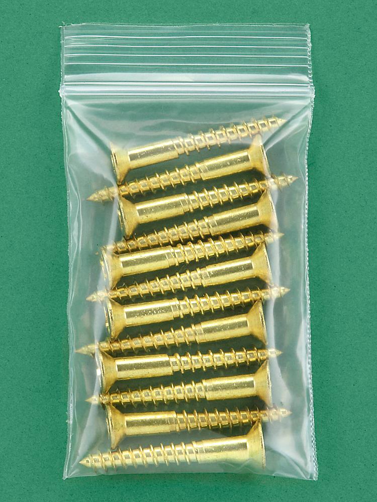 S-1291 These 2 x 3" 2 Mil Reclosable Poly Bags from ULINE feature a single-track zipper closure to protect contents from dirt and moisture. Made from virgin polyethylene film.
