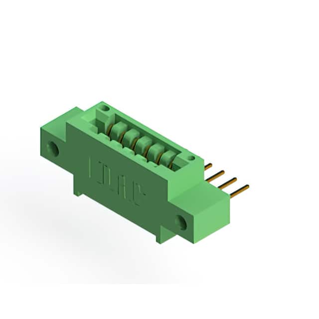 346-006-558-612 CONN EDGE SGL FMALE 6POS 0.125