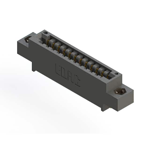 396-012-521-608 CONN EDGE SGL FMALE 12POS 0.125