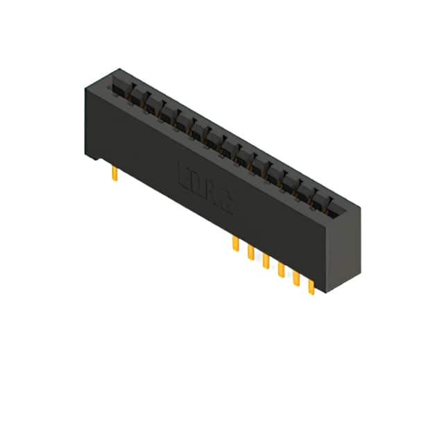 387-028-544-201 CONN EDGE DUAL FMALE 28POS 0.156