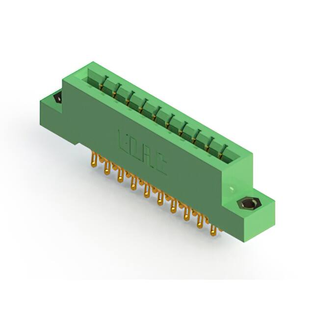 333-020-555-207 CONN EDGE DUAL FMALE 20POS 0.156