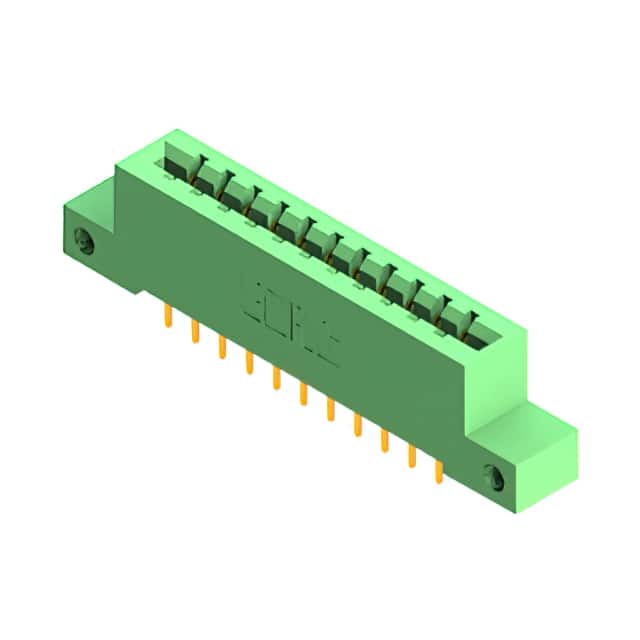 337-022-521-212 CONN EDGE DUAL FMALE 22POS 0.156
