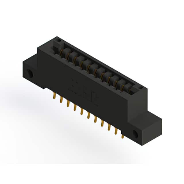 396-022-556-212 CONN EDGE DUAL FMALE 22POS 0.125