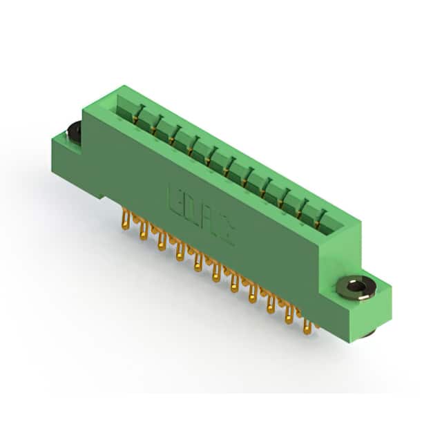 333-022-555-203 CONN EDGE DUAL FMALE 22POS 0.156