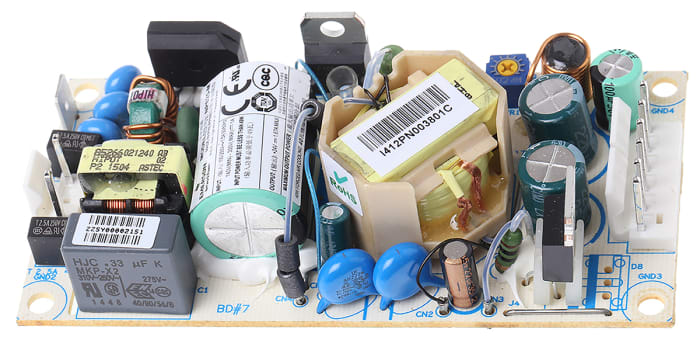 NPS25-M The Artesyn Embedded Power NPS25-M is a 25W AC/DC converter with a 24V output and 1.8A current. It features a wide input voltage range and chassis mount.