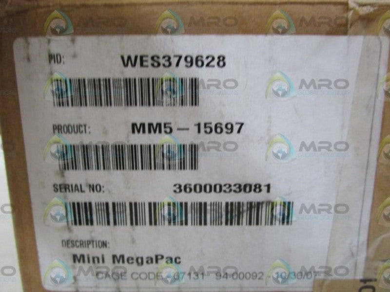 MM5-15697 The Vicor MM5-15697 is a MINI MEGAPAC power supply. It is RoHS3 Compliant and has an MSL rating of 1.