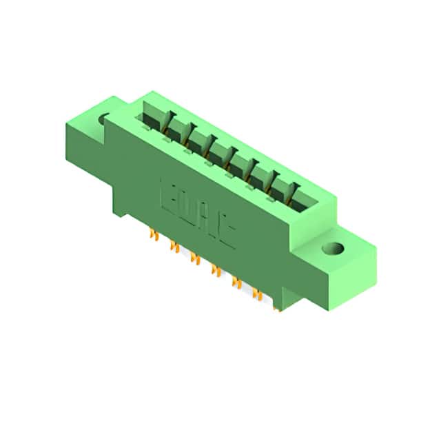 337-014-555-802 CONN EDGE DUAL FMALE 14POS 0.156