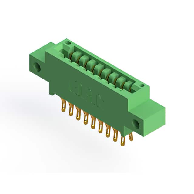 346-018-555-812 CONN EDGE DUAL FMALE 18POS 0.125