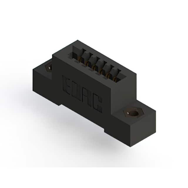 392-006-521-107 CONN EDGE SINGLE FML 6POS 0.100