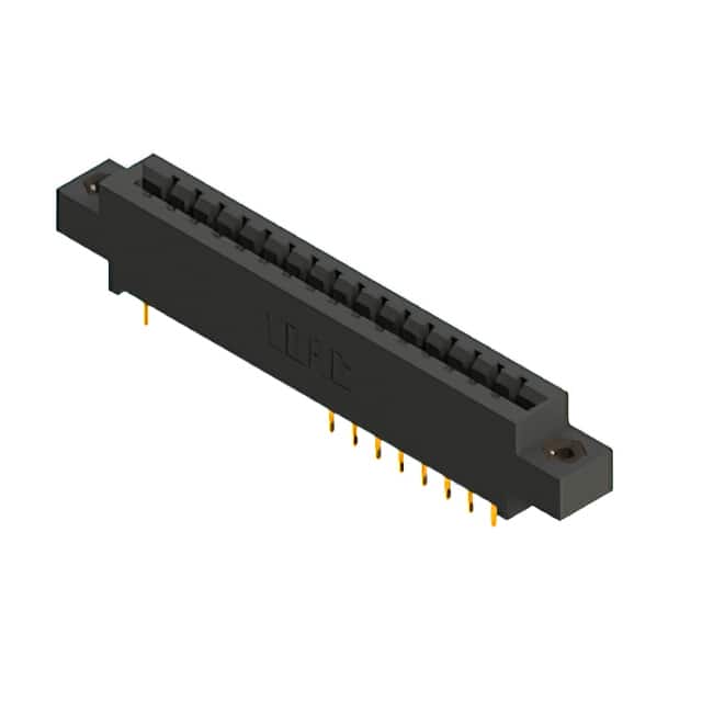387-016-558-608 CONN EDGE SGL FMALE 16POS 0.156