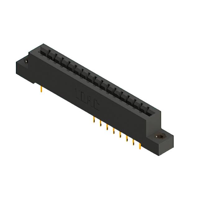 387-016-558-107 CONN EDGE SGL FMALE 16POS 0.156