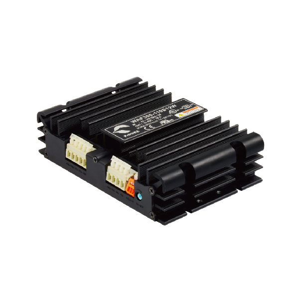 WAF300-110S24W The P-DUKE Technology, Inc. WAF300-110S24W is an enclosed DC DC converter with a 300W power rating and a 24V output voltage. It operates with an input voltage range of 43V to 160V.