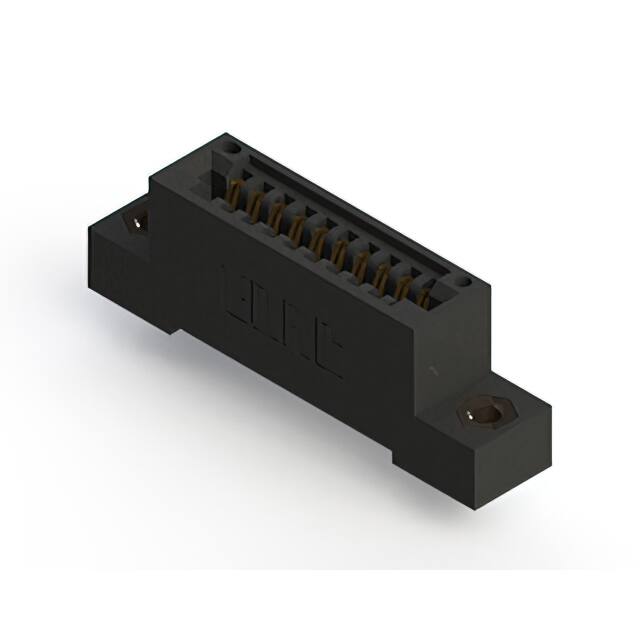 395-010-525-107 CONN EDGE SINGLE FML 10POS 0.100