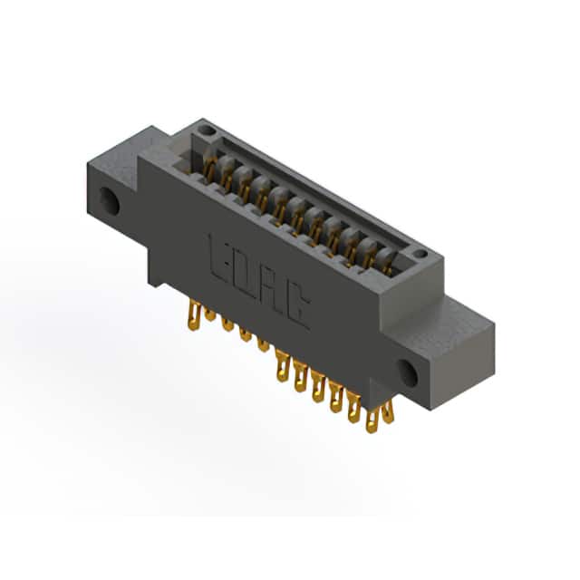 395-022-555-812 CONN EDGE DUAL FMALE 22POS 0.100