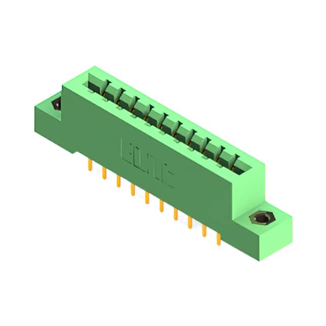 337-020-521-207 CONN EDGE DUAL FMALE 20POS 0.156