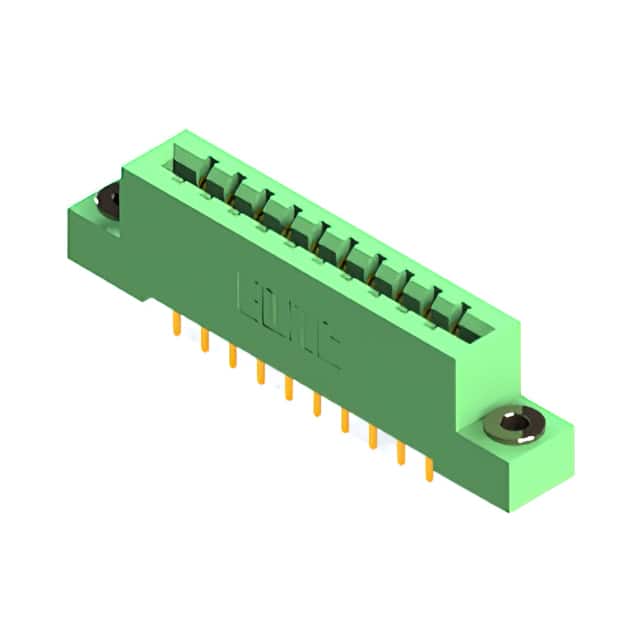 337-020-521-203 CONN EDGE DUAL FMALE 20POS 0.156