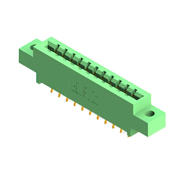 337-022-556-804 CONN EDGE DUAL FMALE 22POS 0.156