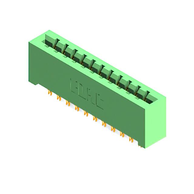 337-022-555-201 CONN EDGE DUAL FMALE 22POS 0.156