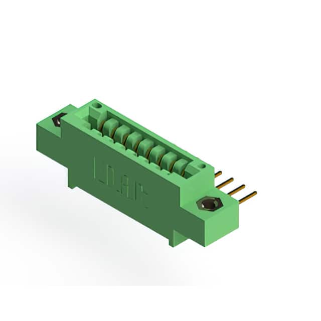 346-008-558-608 CONN EDGE SGL FMALE 8POS 0.125