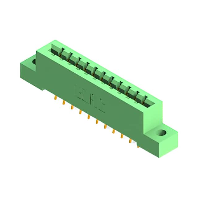 337-022-556-204 CONN EDGE DUAL FMALE 22POS 0.156