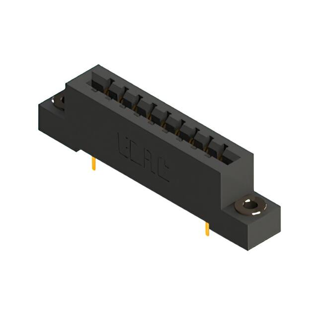 387-018-520-203 CONN EDGE DUAL FMALE 18POS 0.156