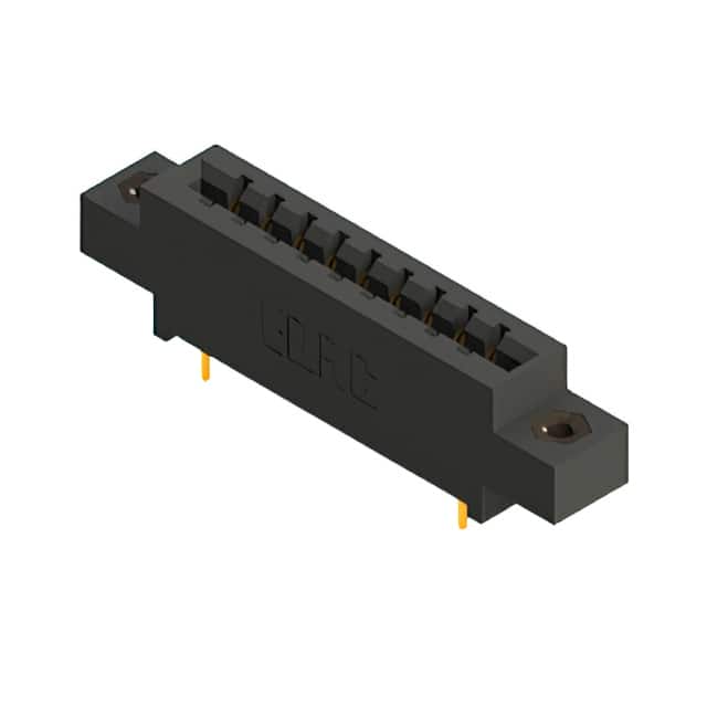 387-018-521-808 CONN EDGE DUAL FMALE 18POS 0.156