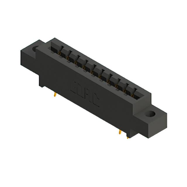 387-020-556-804 CONN EDGE DUAL FMALE 20POS 0.156