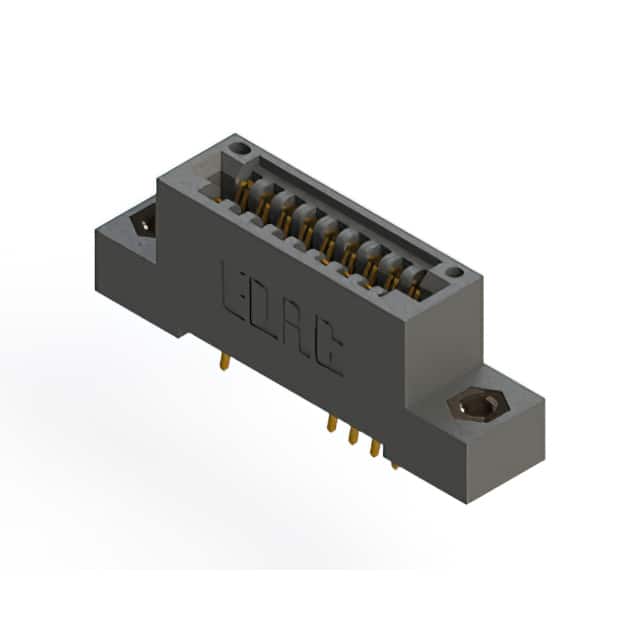 395-018-556-207 CONN EDGE DUAL FMALE 18POS 0.100