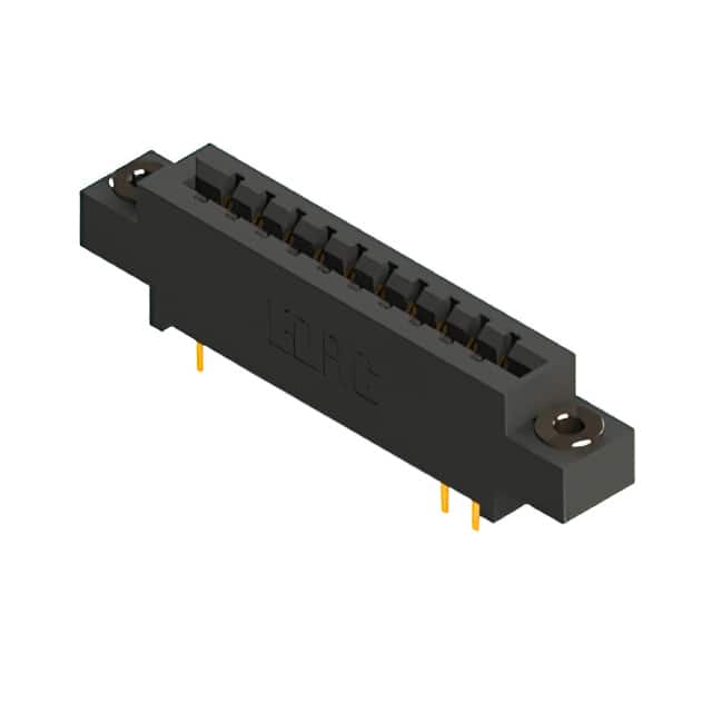 387-020-520-803 CONN EDGE DUAL FMALE 20POS 0.156