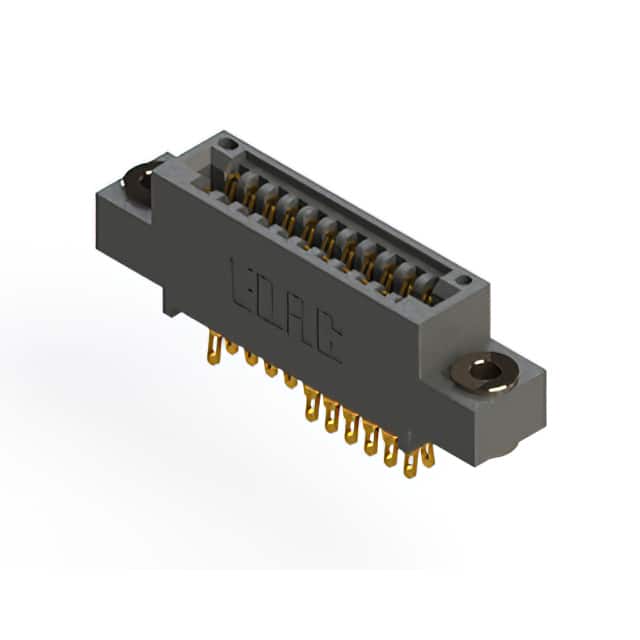 395-022-555-503 CONN EDGE DUAL FMALE 22POS 0.100