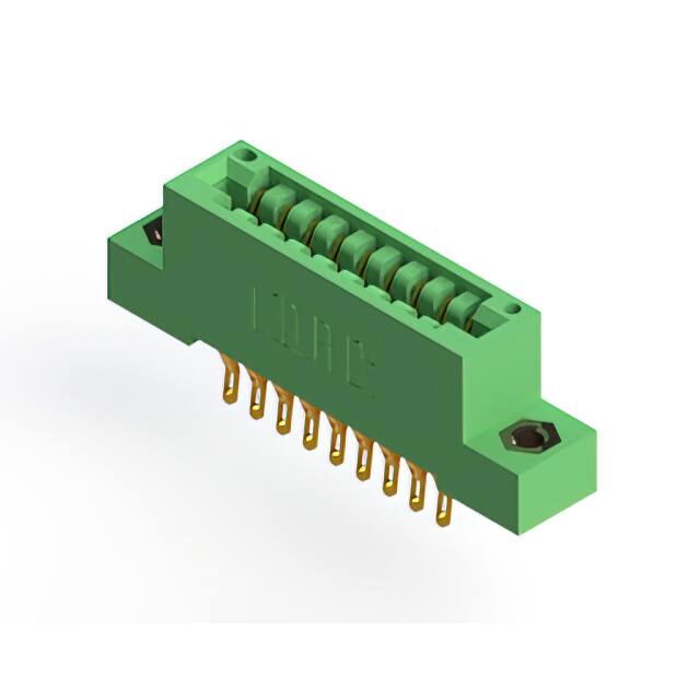 346-018-555-207 CONN EDGE DUAL FMALE 18POS 0.125