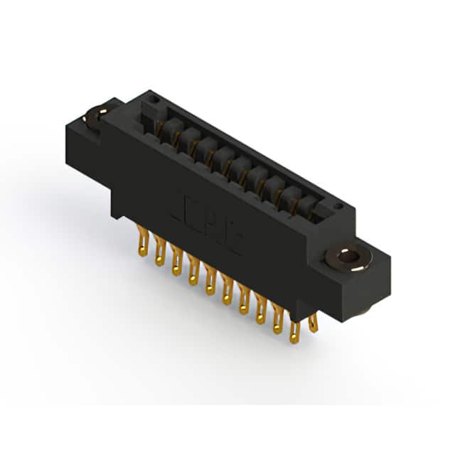 396-020-555-803 CONN EDGE DUAL FMALE 20POS 0.125