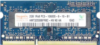 HMT325S6BFR8CH9 This SK HYNIX HMT325S6BFR8CH9 is a 2GB DDR3 SO-DIMM memory module operating at 1333MHz. It features a low-profile design for compatibility.