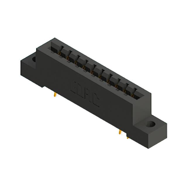 387-020-556-204 CONN EDGE DUAL FMALE 20POS 0.156