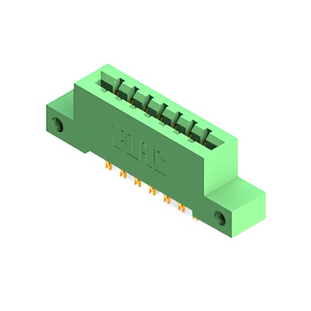 337-014-555-212 CONN EDGE DUAL FMALE 14POS 0.156