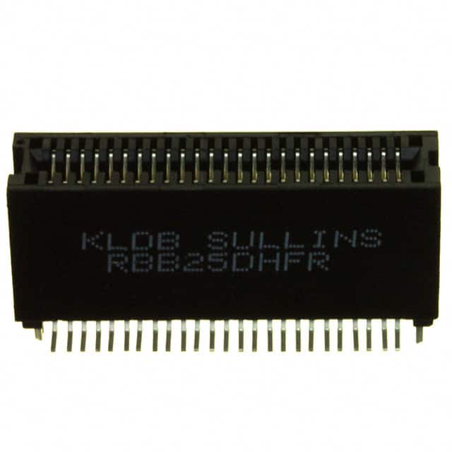 RBB25DHFR CONN EDGE DUAL FMALE 50POS 0.050