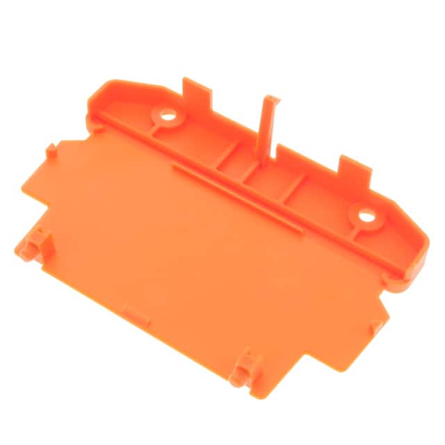 1185260000 END PLATE 27.2MM WIDE ORANGE
