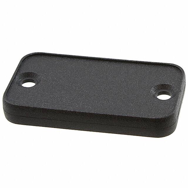 1455DPLBK BEZEL SOLID PLASTIC BLACK 2/PACK