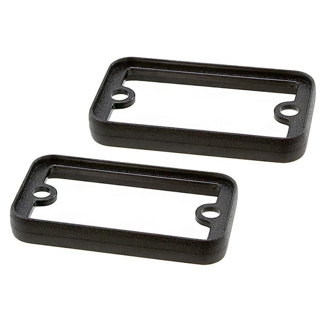 1455RBBK-10 BEZEL OPEN PLASTIC BLACK 10/PACK